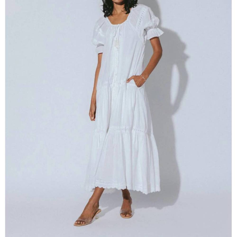 Cleobella White Midi Dress